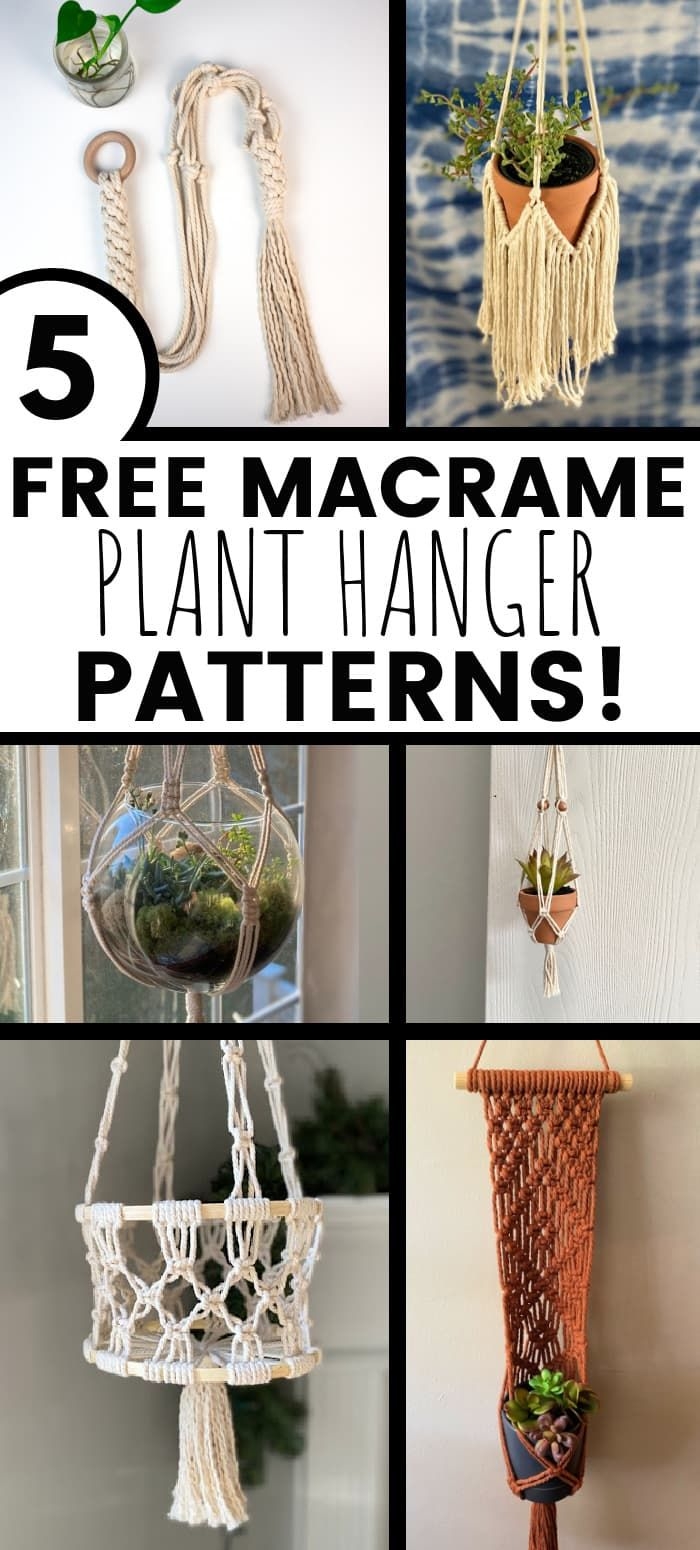 29 Free Step By Step Macrame Plant Hanger Patterns with Tutorials Video 