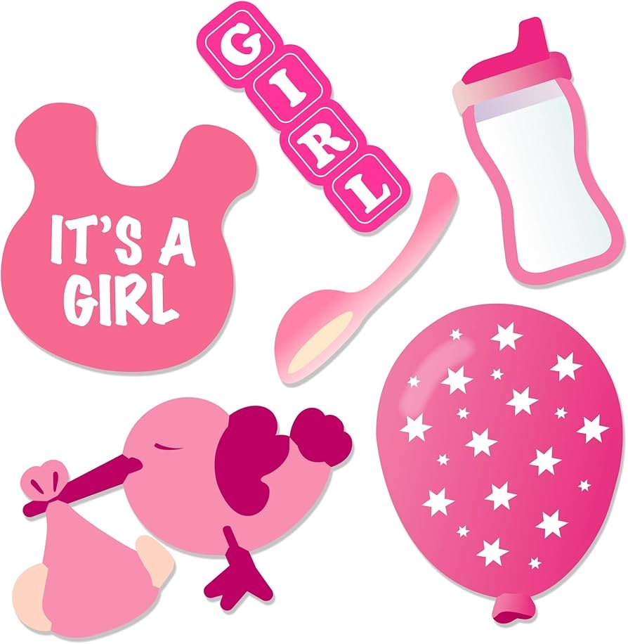 Baby Shower Photo Booth Props For Girls 25 Pack Green Baby Shower Props With Sticks For Girls Welcome Oh Sweet Baby Shower Party Supplies Baby Shower Decorations Amazon de Electronics Photo