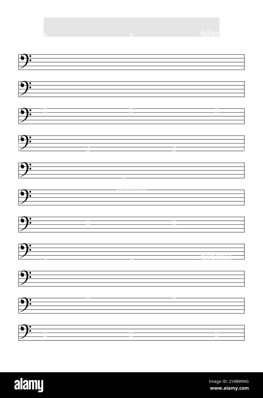 Printable Blank Music Sheets For Piano