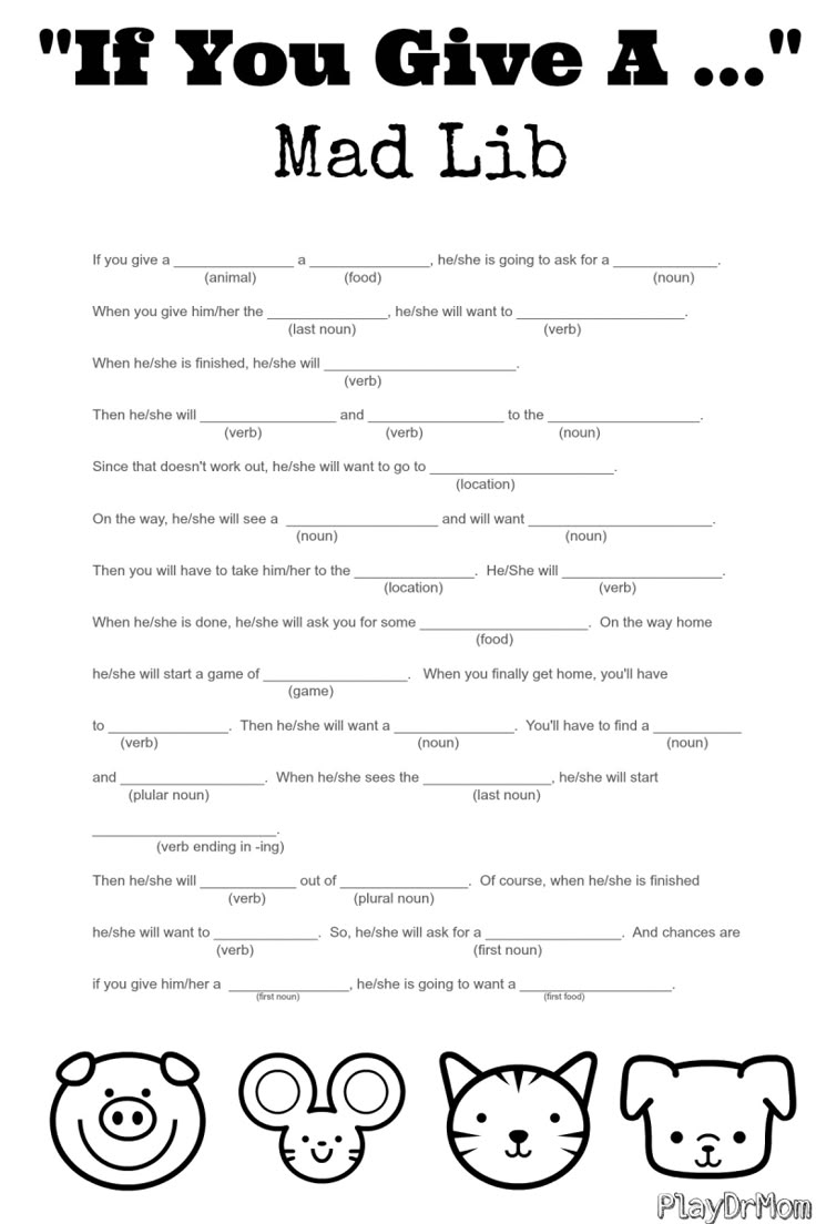 Camping Mad Libs 20 Free PDF Printables Printablee