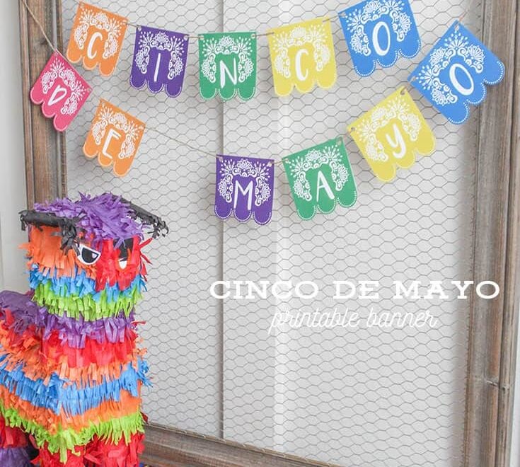 Cinco De Mayo Printable Banner Create Craft Love
