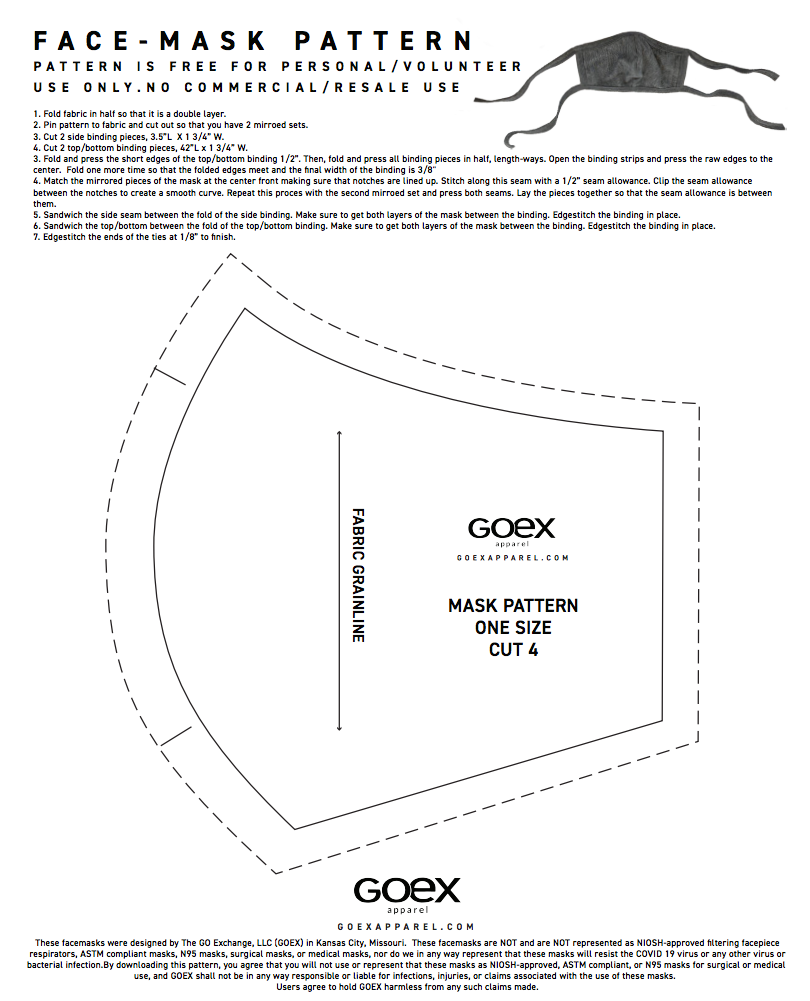 Face Mask Pattern