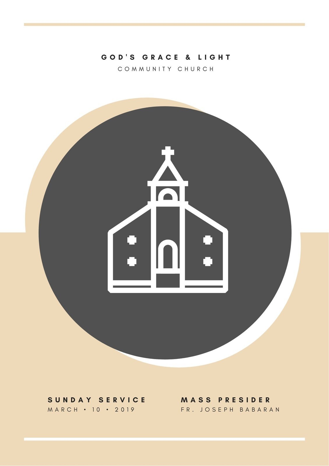 Free Printable Church Program Templates