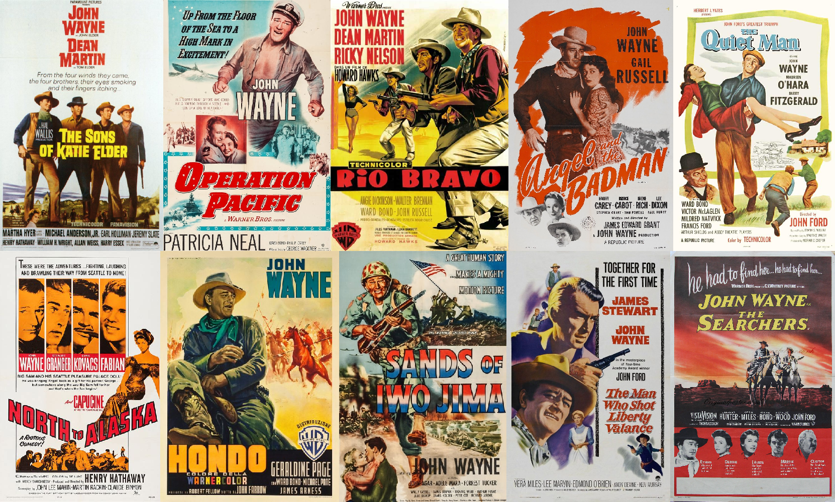Hamlettes Soliloquy My Ten Favorite John Wayne Movies Worksheets Library