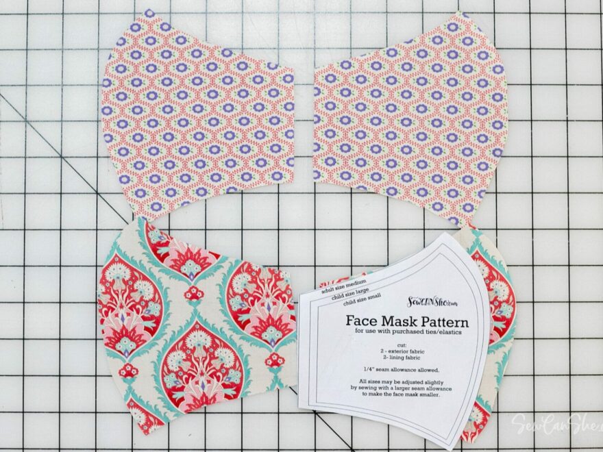 How To Sew A Basic Face Mask with Adjustable Elastics