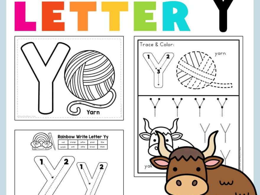 Letter Y Preschool Printables Preschool Mom
