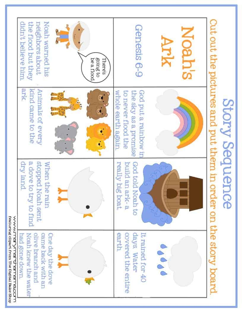 Noahs Ark Printable Little Book