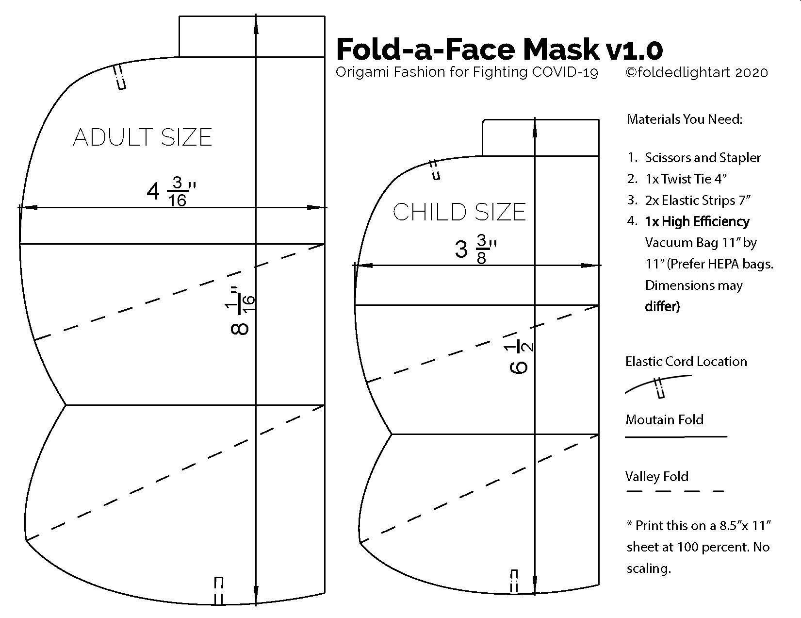 Origami Face Mask Pattern Coronavirus More IU Research Research Impact Indiana University