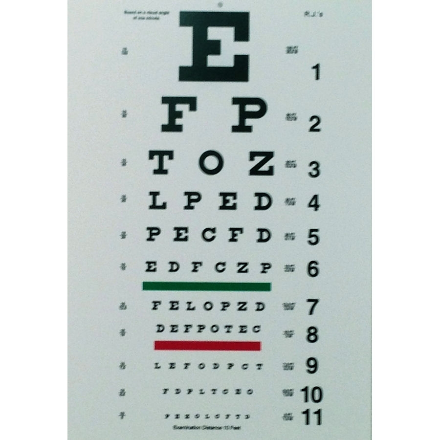 Printable Allen Picture Eye Chart