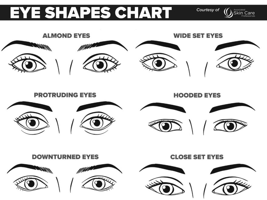 Printable Makeup Face Charts Eye Shape Chart ASCP