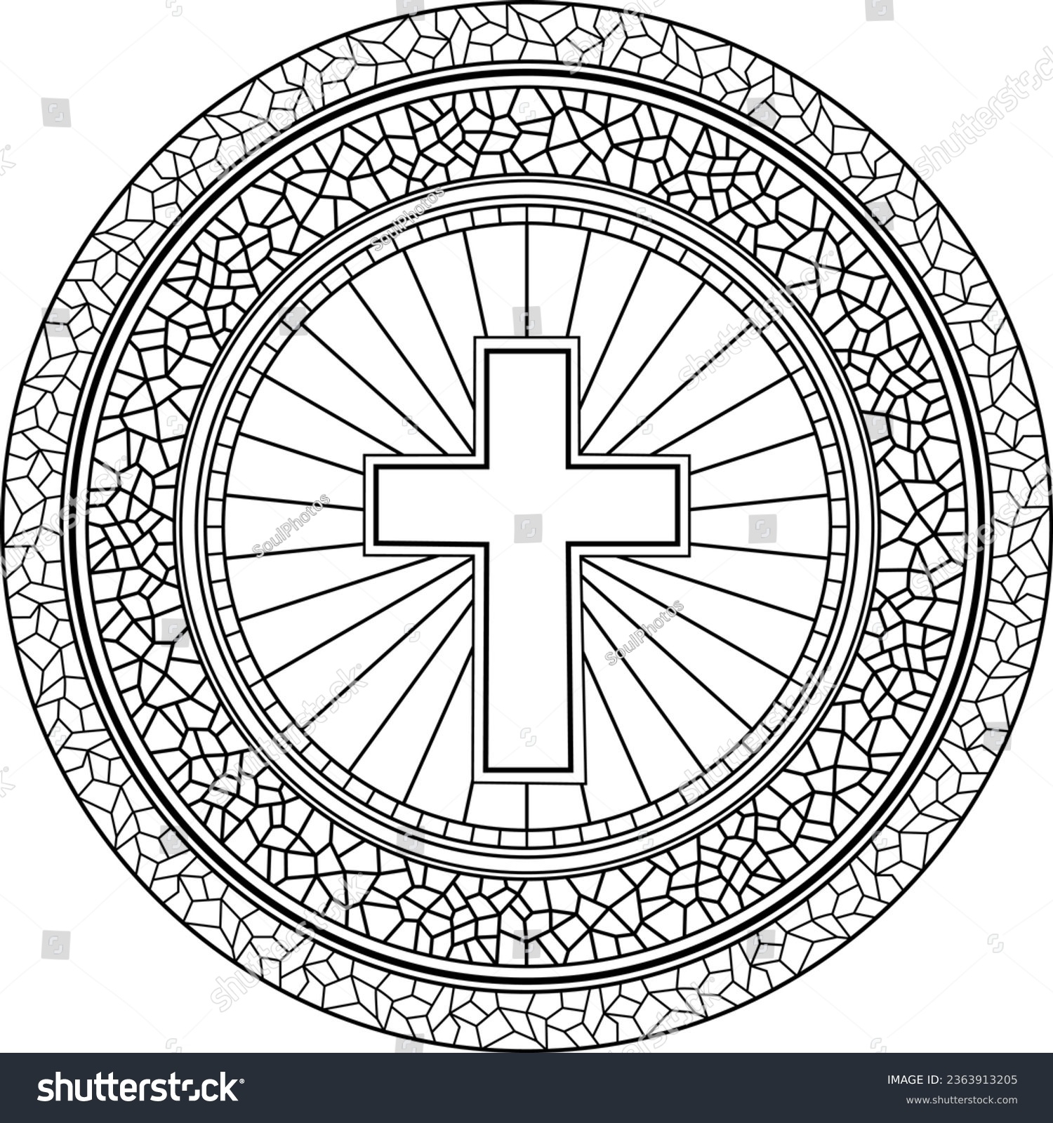 Printable Religious Stained Glass Patterns