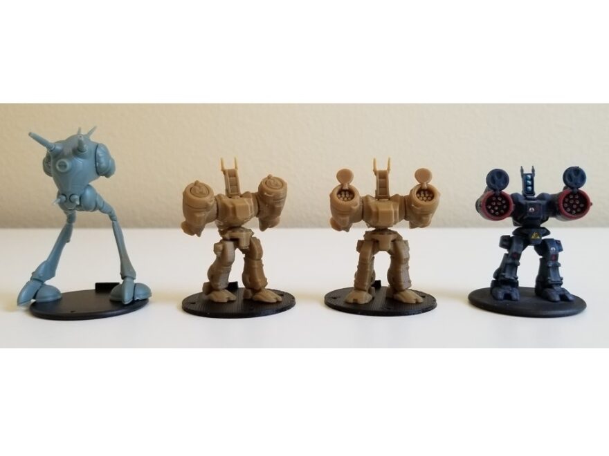 Robotech RPG Tactics Destroid Spartan Phalanx Macross 3D File For 3D Printing Cults