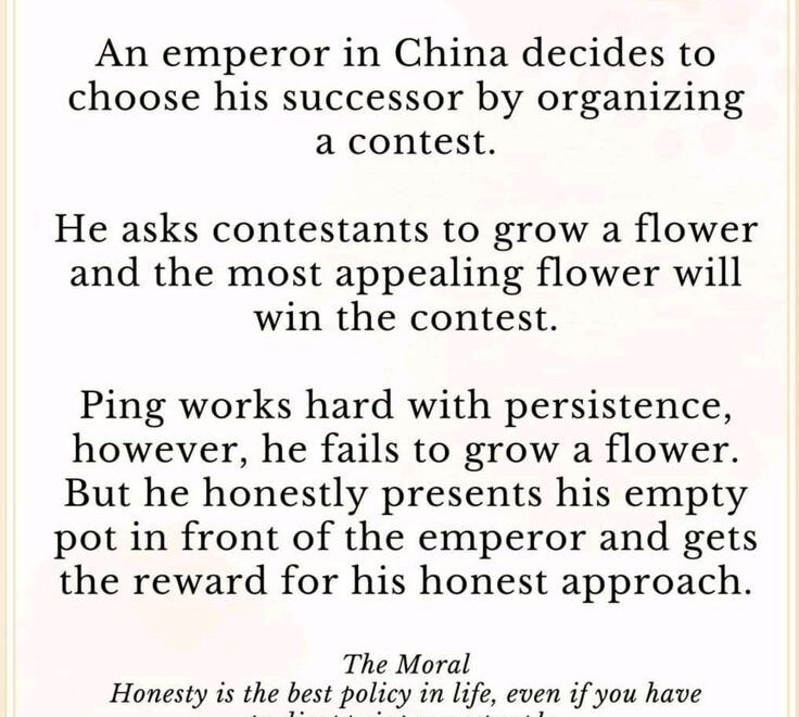 Short Moral Story The Empty Pot