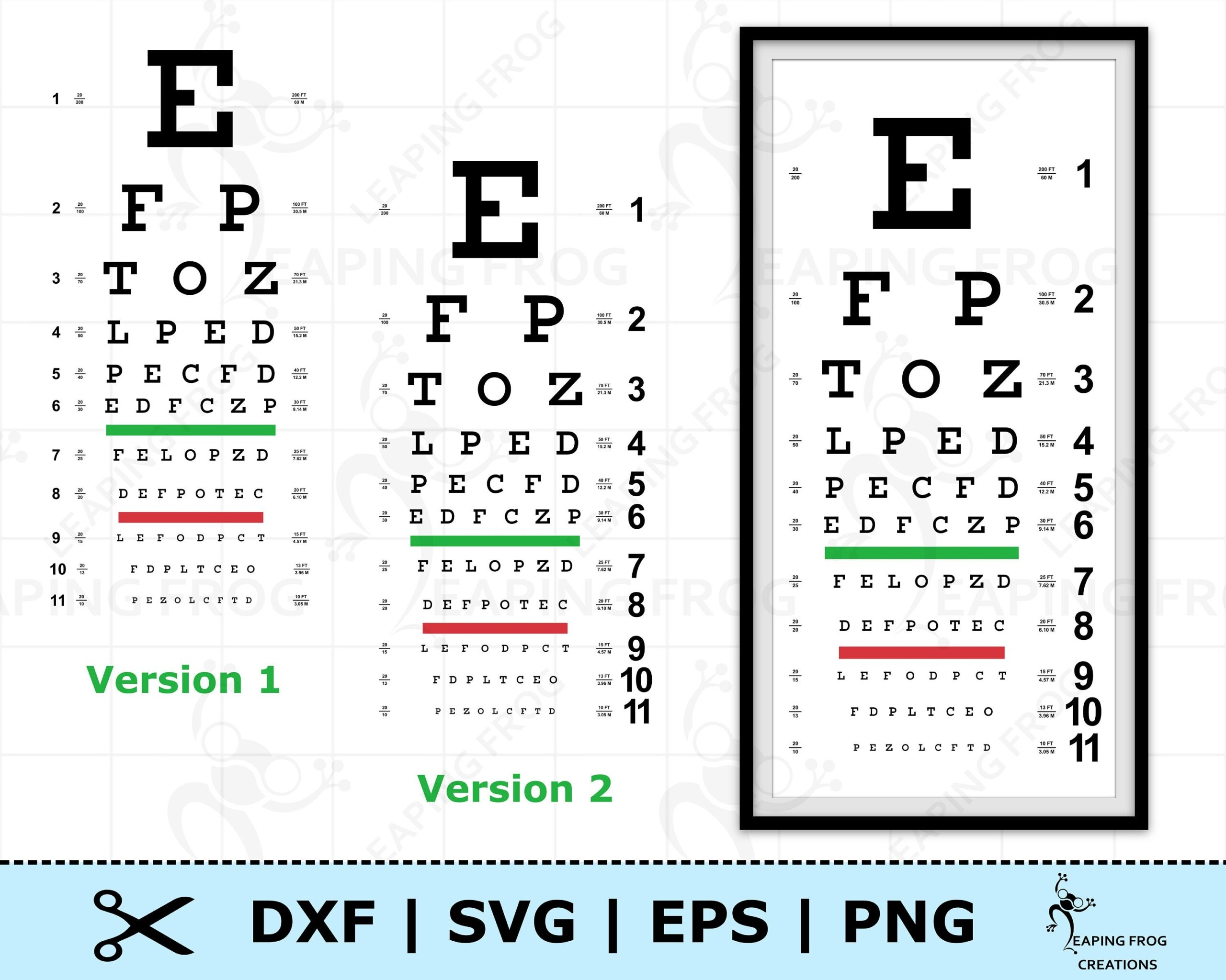 Snellen Eye Test Charts Interpretation Precision Vision Worksheets Library
