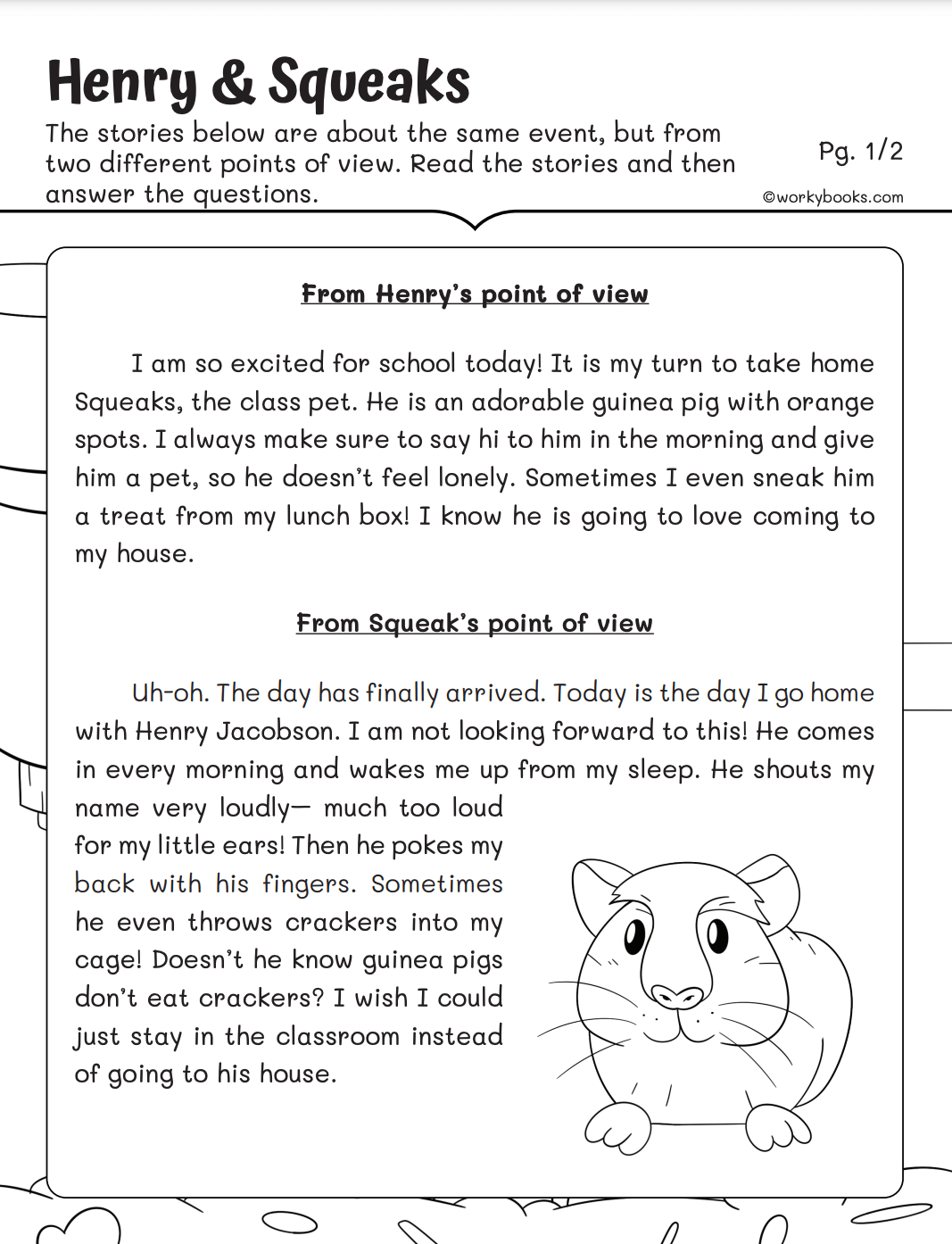 10 Free 3rd Grade Reading Fluency Passages Workybooks