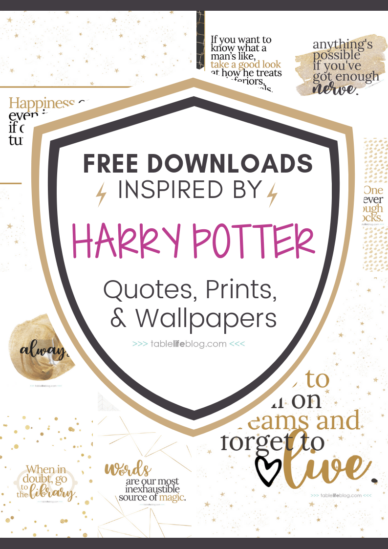 10 Marvelously Magical Harry Potter Quotes Free Printable Decor Phone Backgrounds Table Life Blog