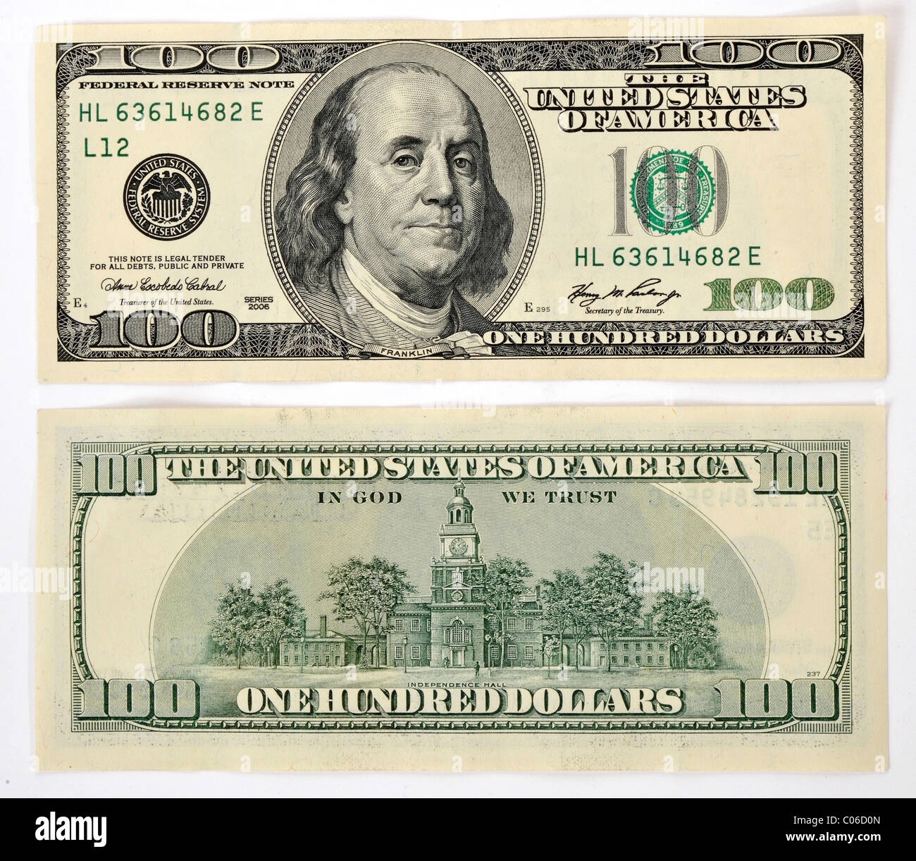 100 Dollar Bill Back Hi res Stock Photography And Images Alamy