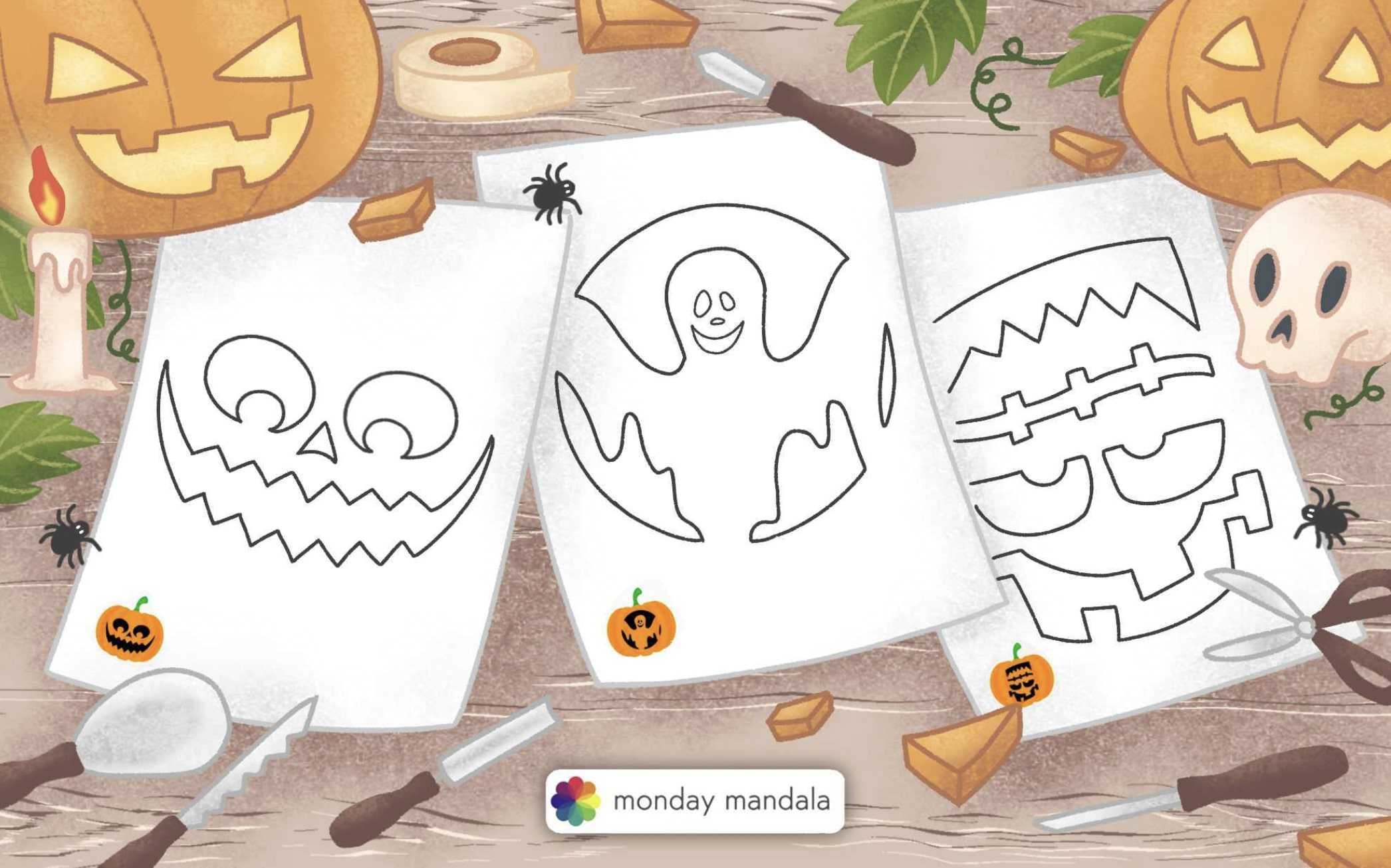 Free Printable Jack O Lantern Stencils