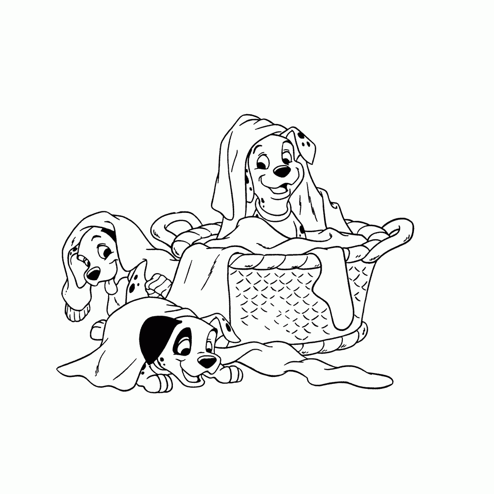  101 Dalmatians Coloring Pages Books 100 FREE And Printable 