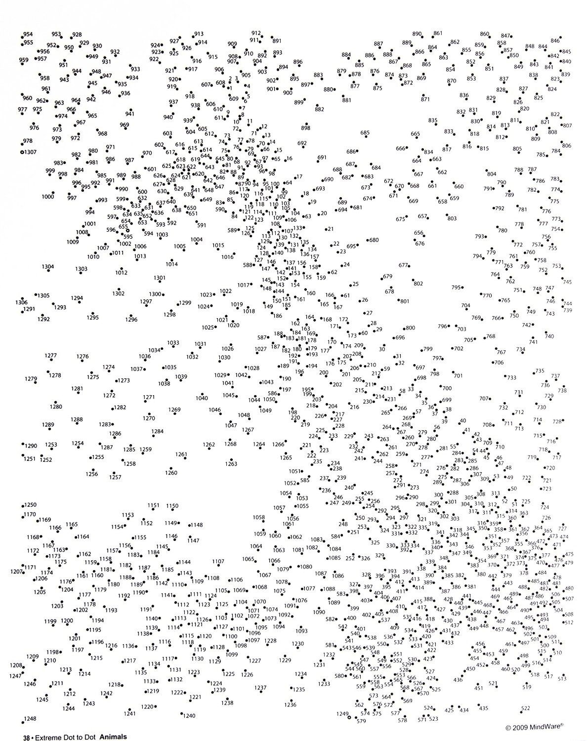 Printable Hard Dot To Dot