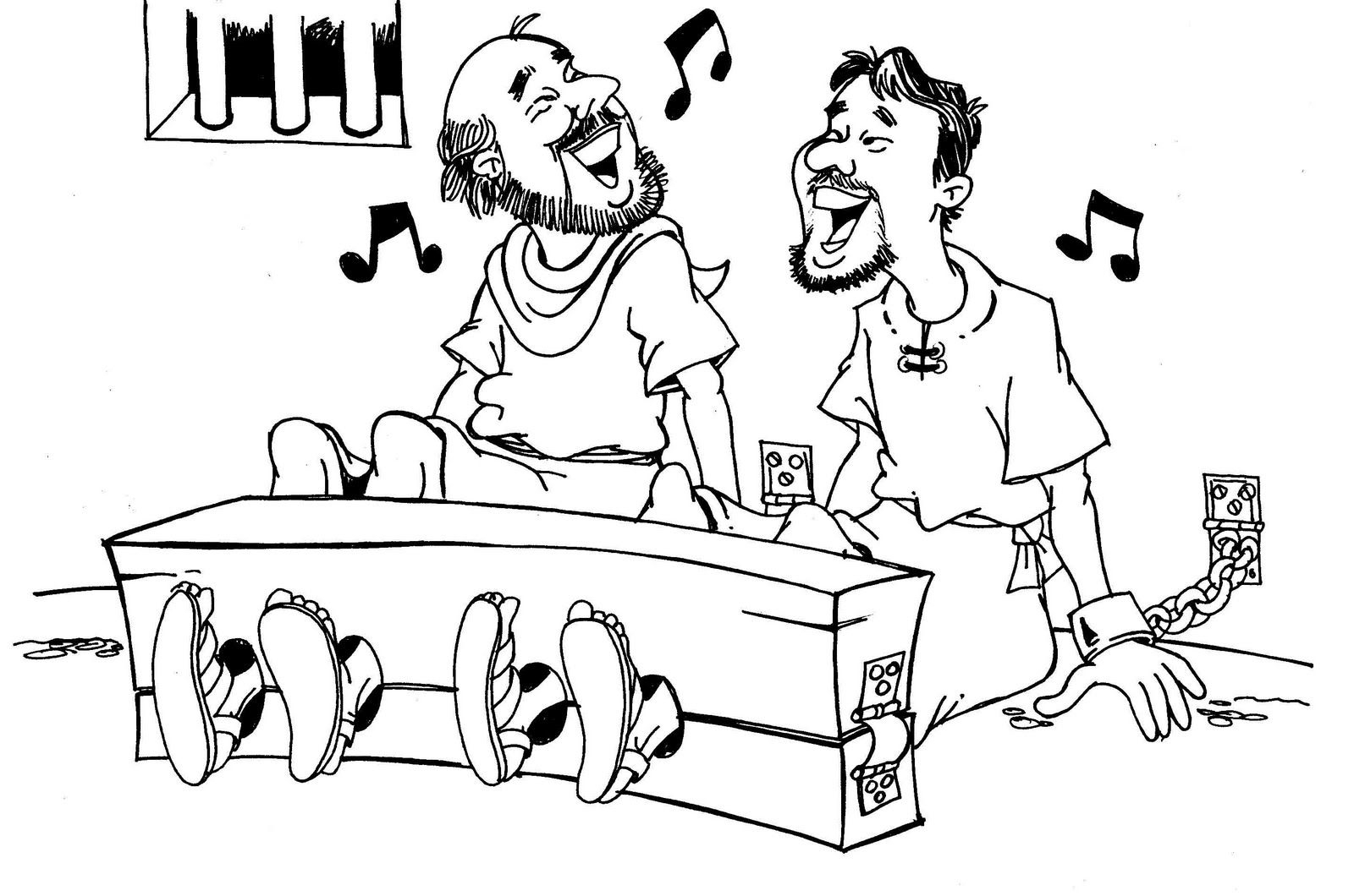 Free Printable Coloring Pages Of Paul And Silas