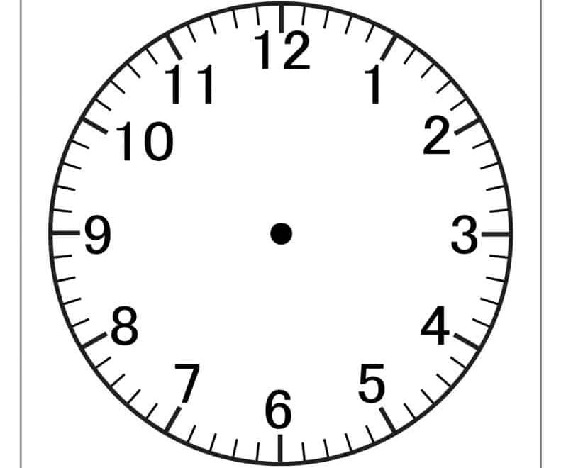 14 Printable Clock Faces Free PDFs To Download Print