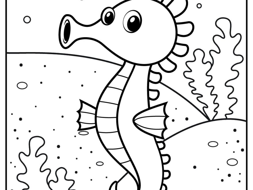 15 Seahorse Coloring Pages 100 Free Printables