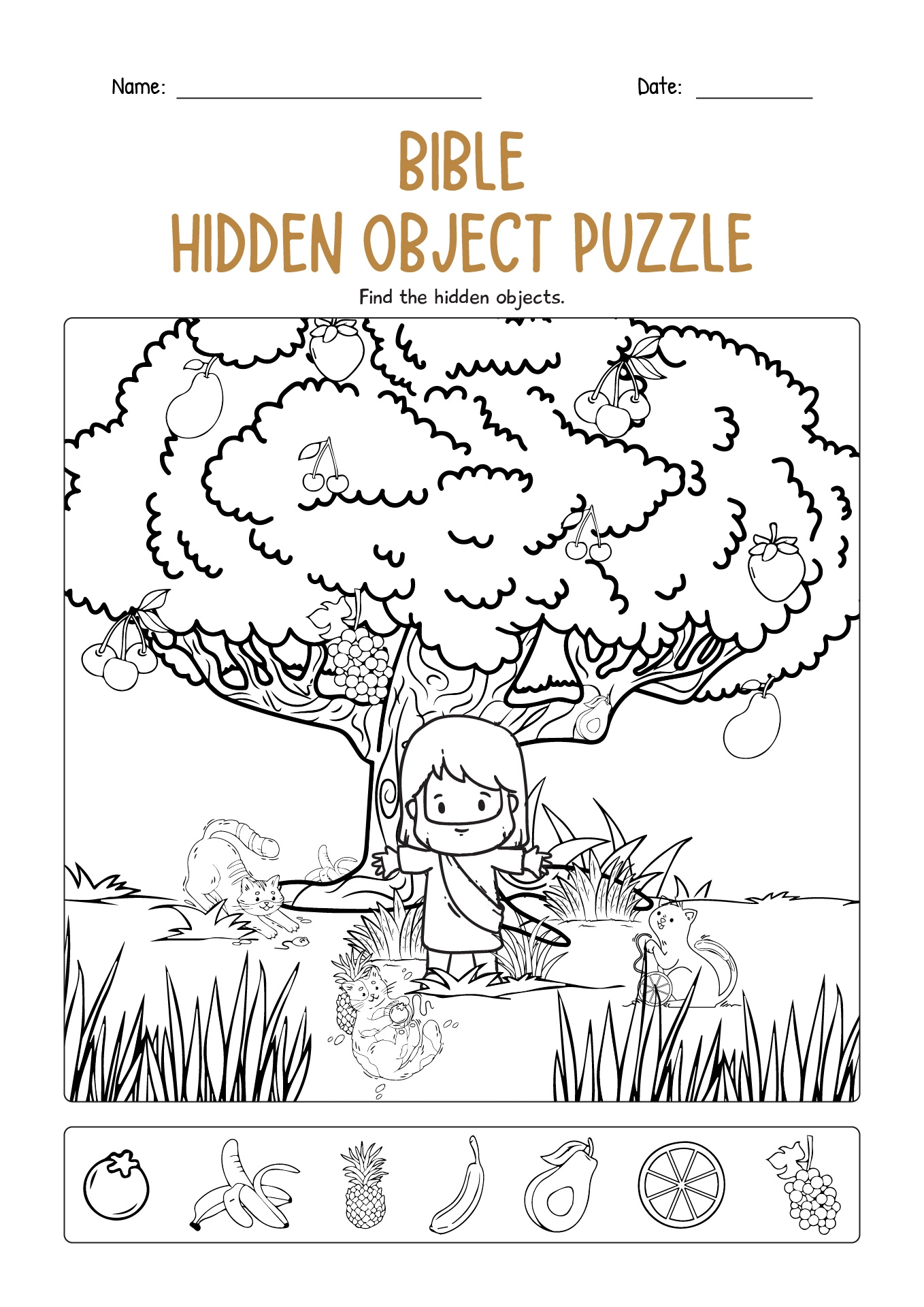 16 Bible Hidden Pictures Worksheets Free PDF At Worksheeto