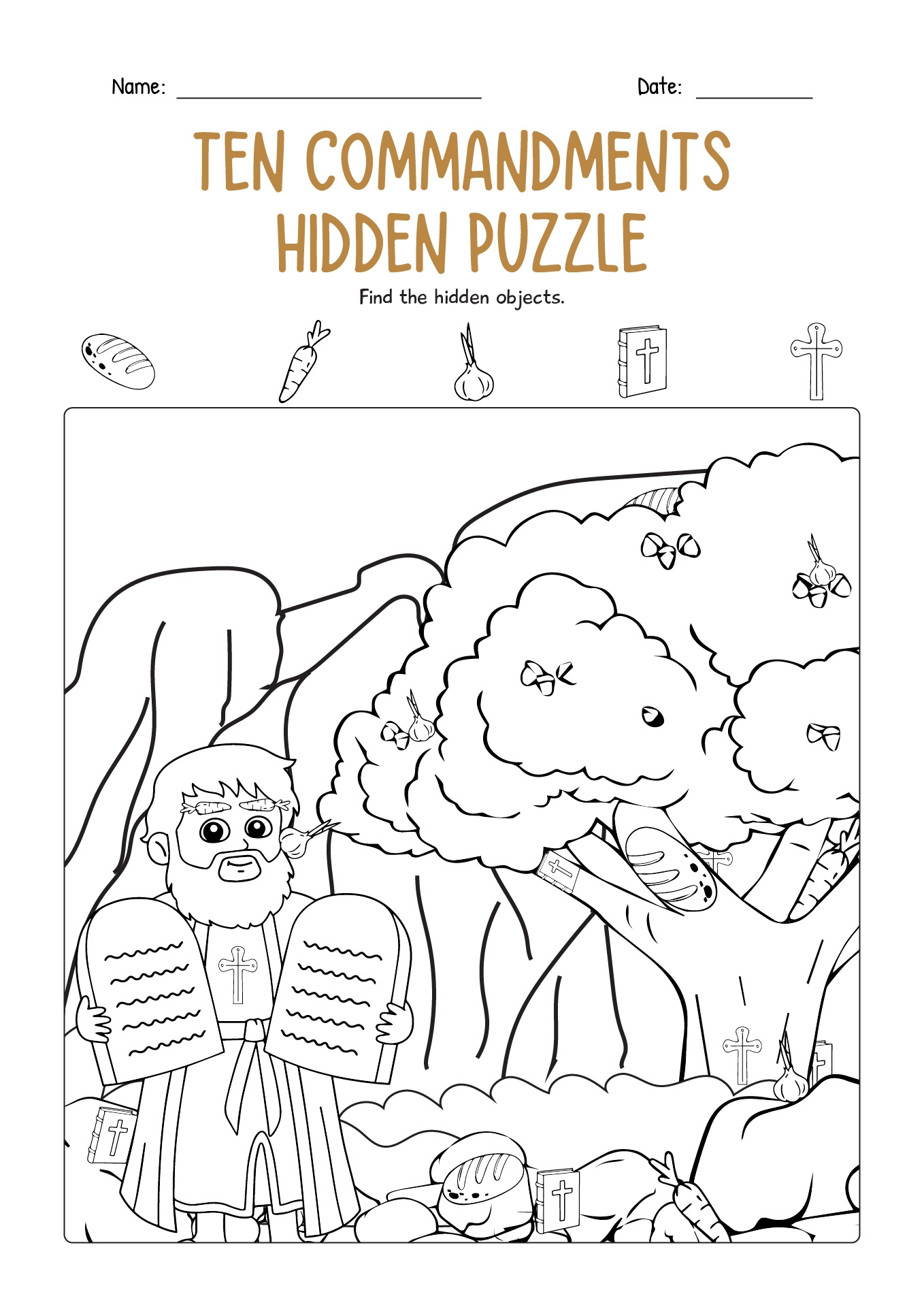Free Printable Hidden Pictures Religious