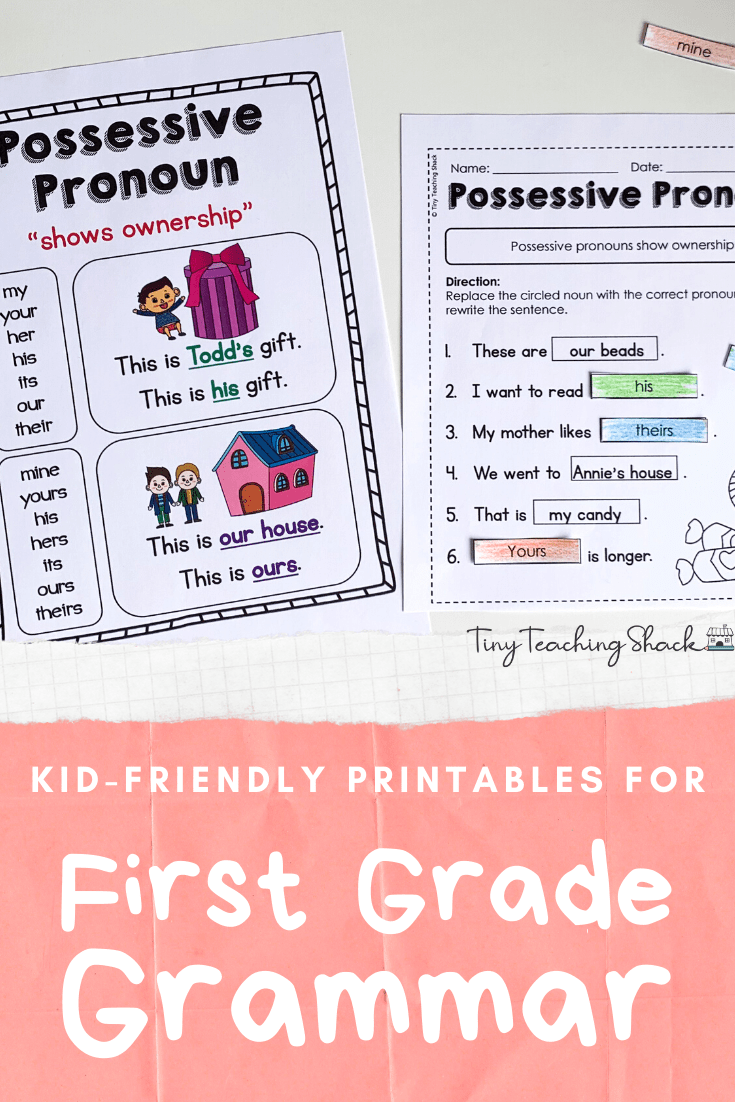 1st Grade Common Core Language Arts Kid Friendly Worksheets