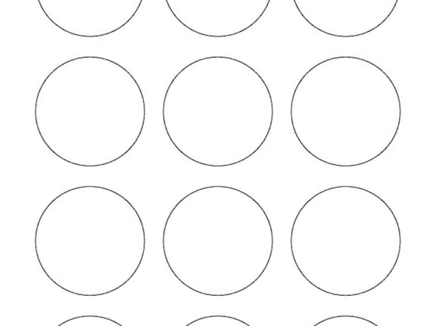 2 Inch Circle Template Blank Template DIY Design PNG Round Sticker Template Planner Commercial Use Two Inch Etsy Ireland