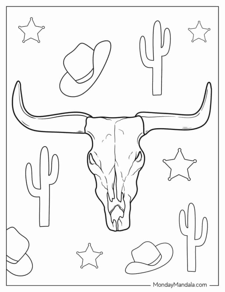 20 Bull Coloring Pages Free PDF Printables 