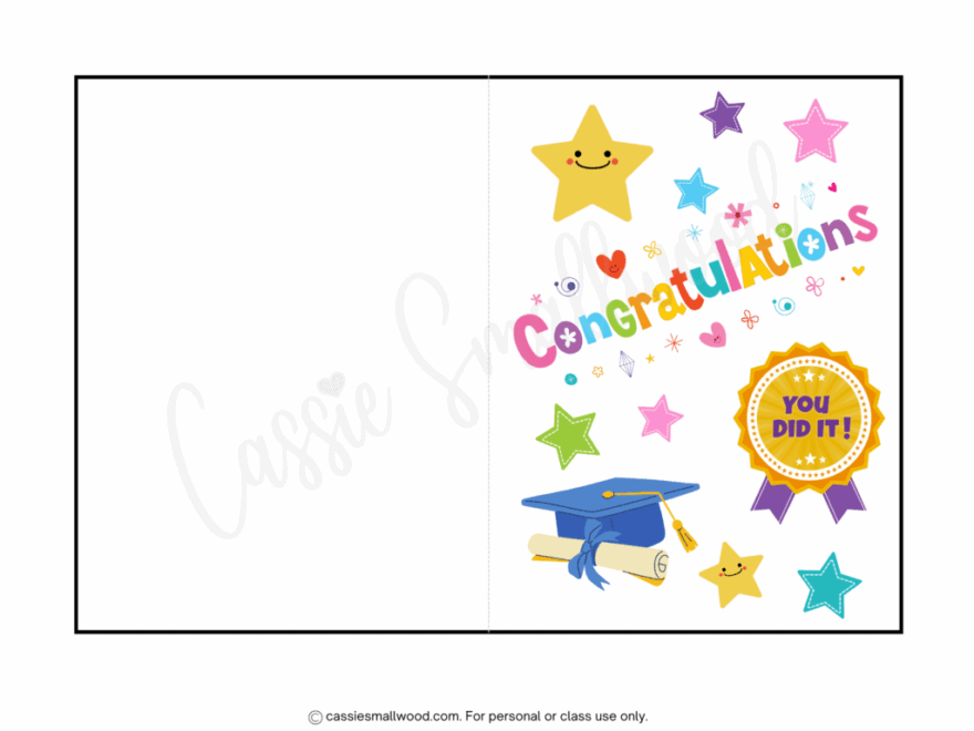 20 FREE Printable Graduation Cards Cassie Smallwood