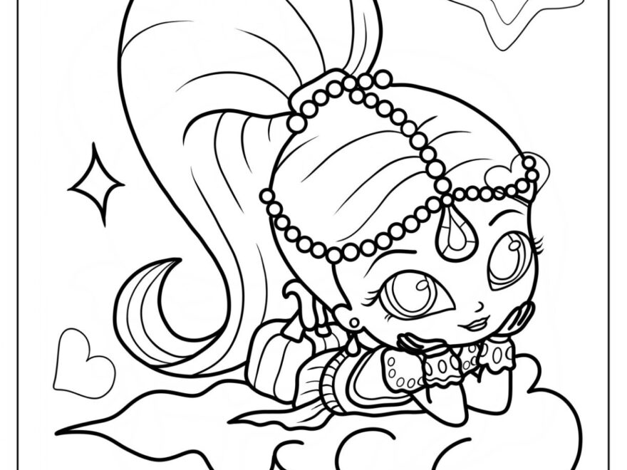 20 Shimmer And Shine Coloring Pages Free Printables