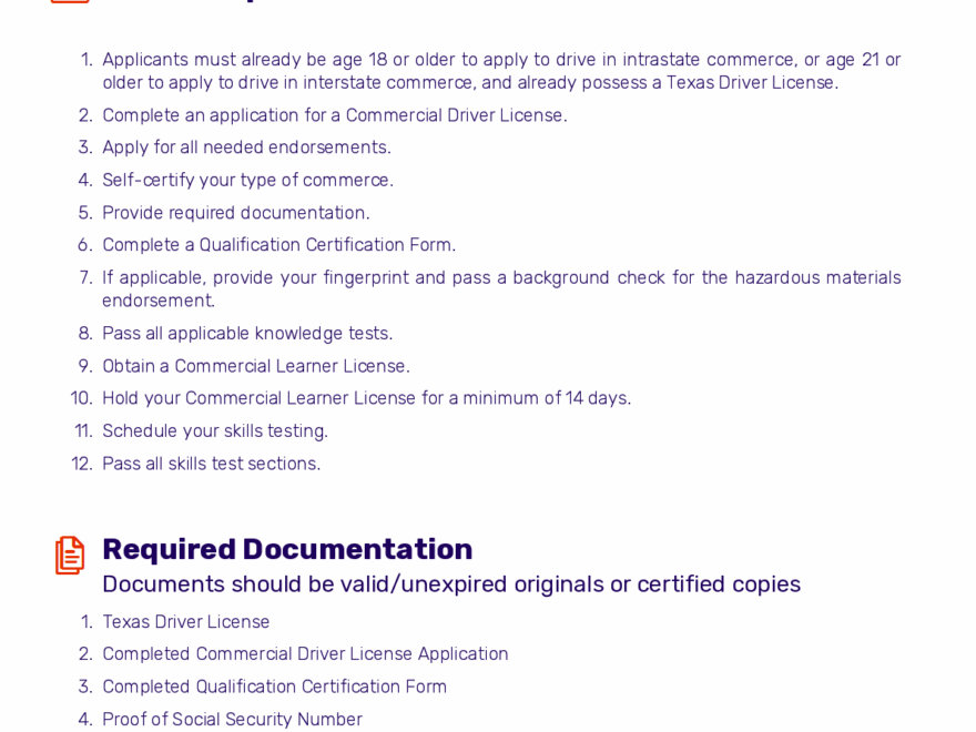 2025 Texas DMV CDL Permit Test Cheat Sheet 99 Pass Rate