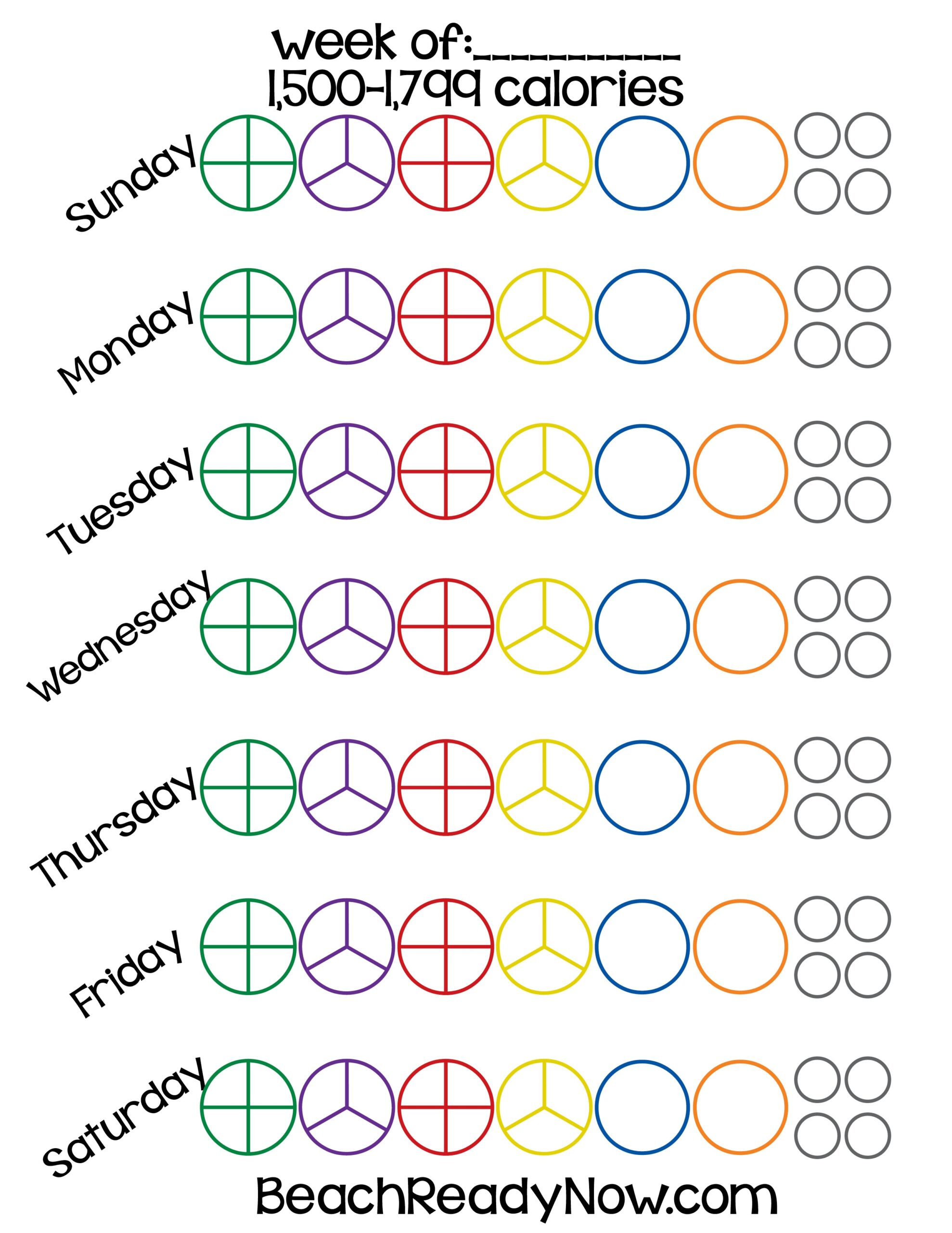 21 Day Fix Printables Free