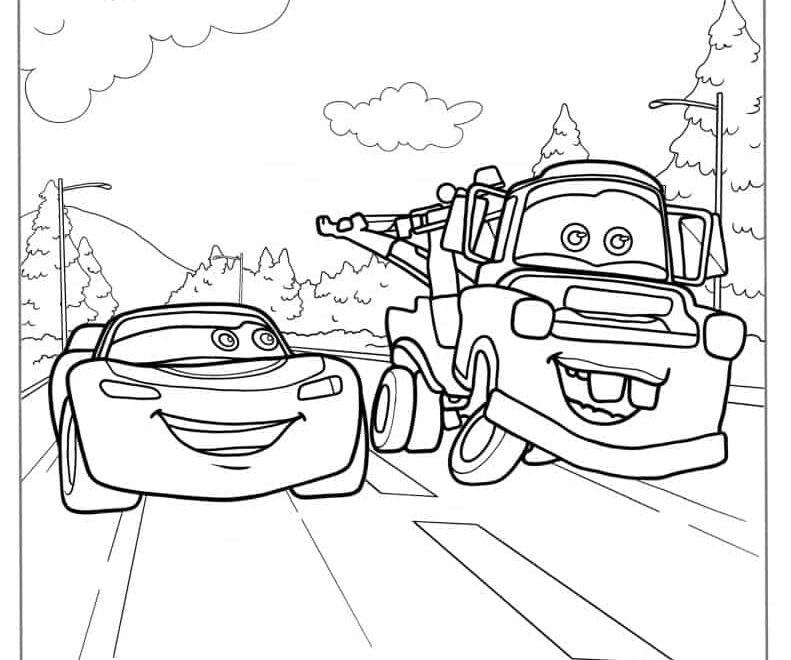 26 Lighting McQueen Coloring Pages Free PDF Printables