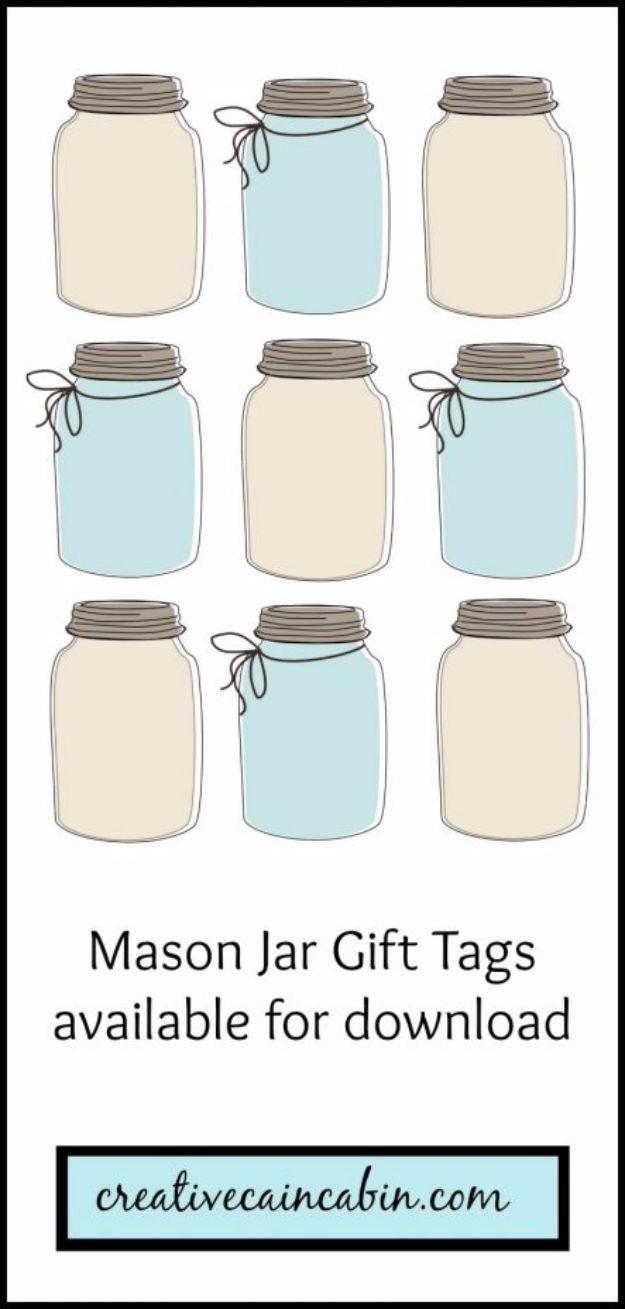 31 Free Printables And Templates For Mason Jars