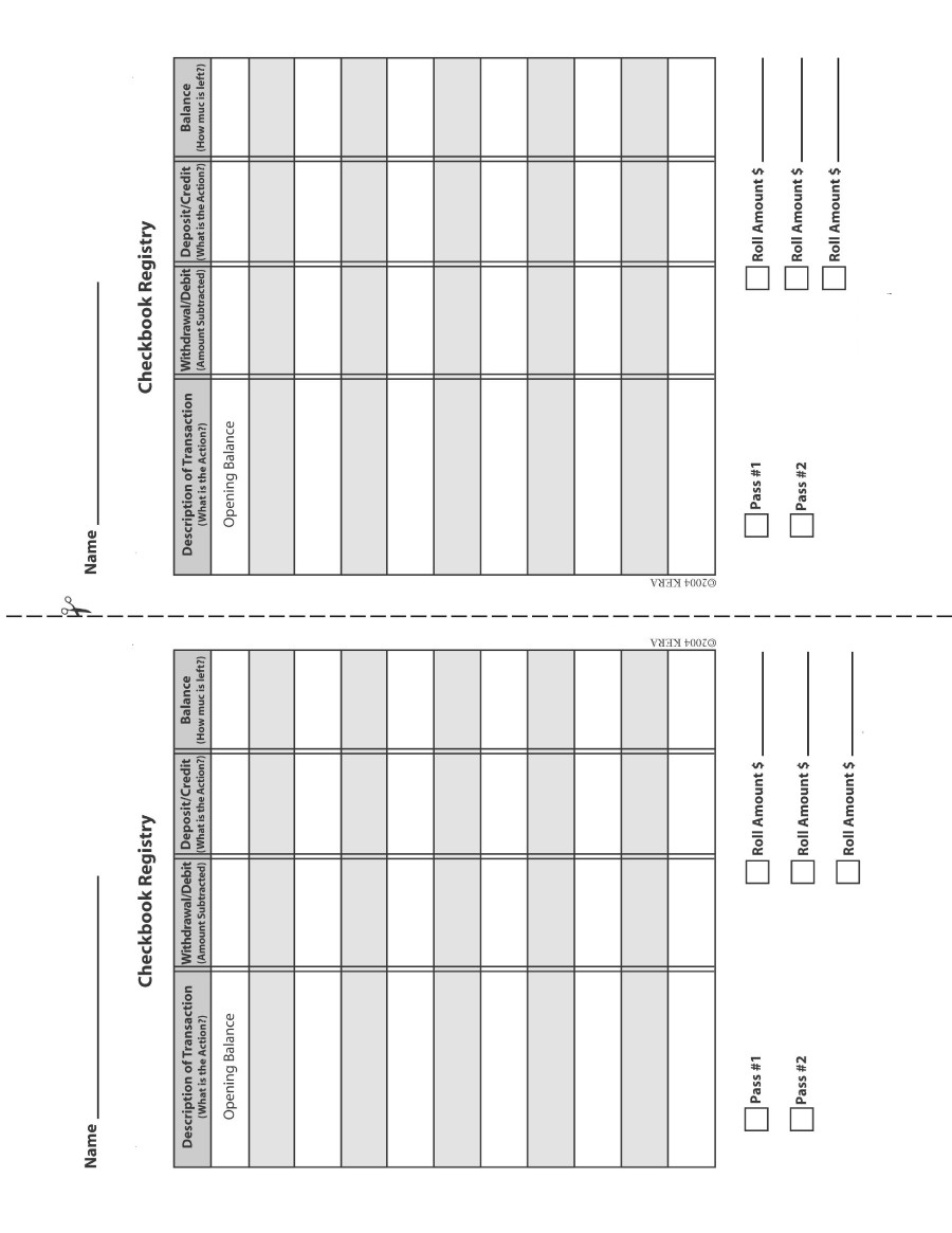 39 Checkbook Register Templates 100 Free Printable TemplateLab