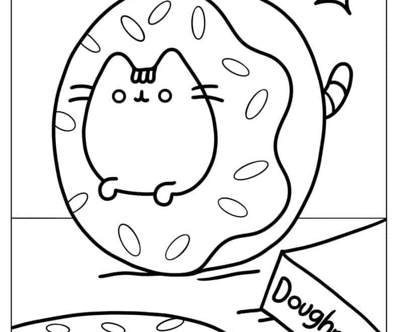 48 Pusheen Coloring Pages Free PDF Printables