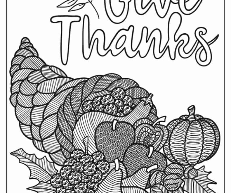 50 Thanksgiving Coloring Pages Free PDF Printables