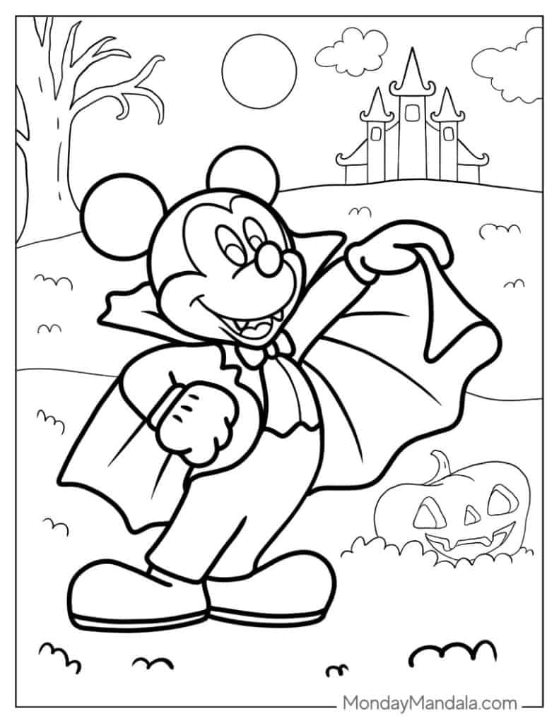 Printable Halloween Coloring Pages For Toddlers