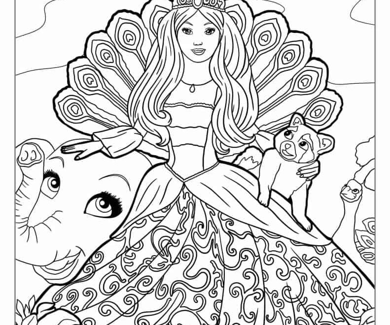 58 Barbie Coloring Pages Free PDF Printables