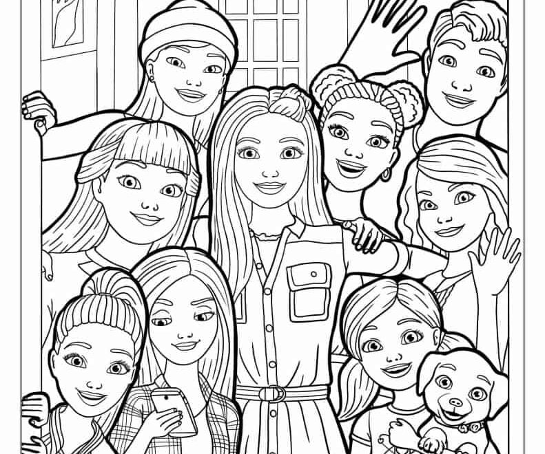 58 Barbie Coloring Pages Free PDF Printables