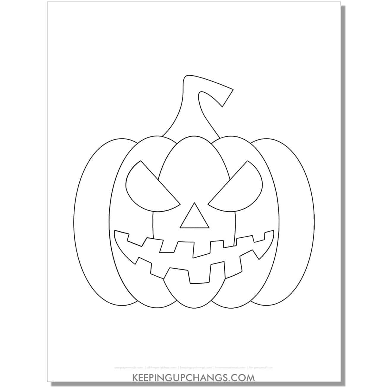 65 Free Halloween Pumpkin Jack O Lantern Coloring Pages Sheets TOP Printables 