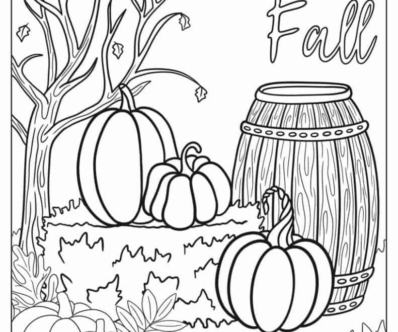 68 Autumn Fall Coloring Pages Free PDF Printables