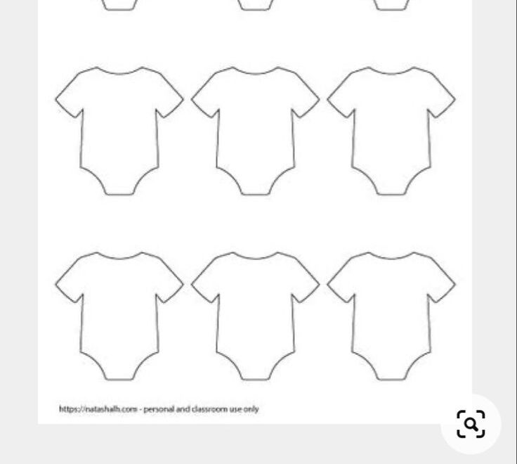 9 Free Printable Baby Onesie Outline Templates The Artisan Life