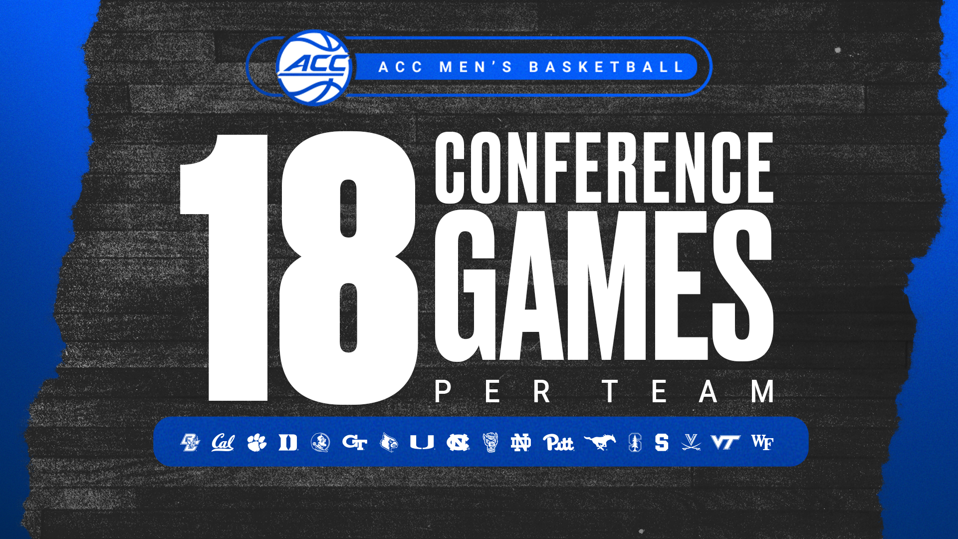 ACC Men s Basketball To Feature 18 Game Conference Schedule Beginning In 2025 26 Season Atlantic Coast Conference
