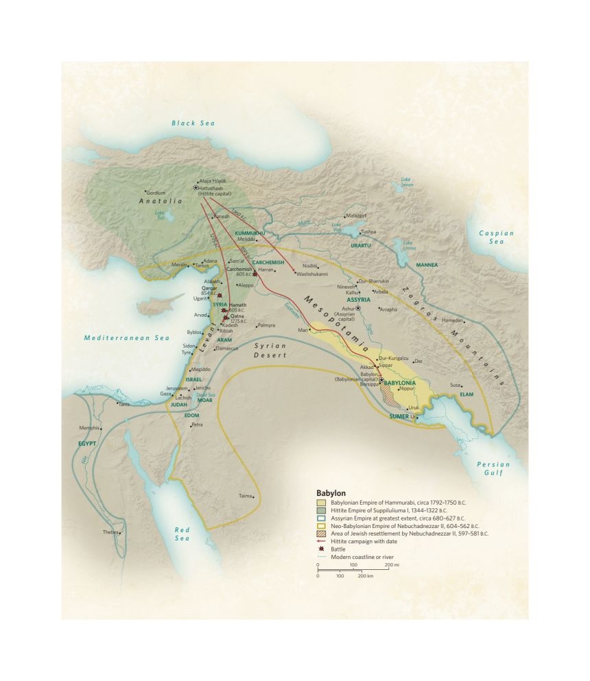 Printable Map Of Ancient Mesopotamia