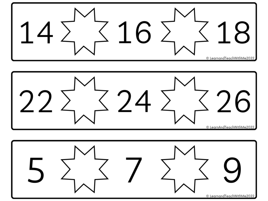 Before And After 1 30 Worksheets And Cards Made By Teachers